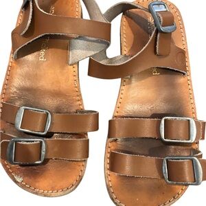 Size 9 Freshly Picked Tan Leather Sandals